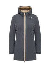 K-WAY - Parka con Cappuccio e Zip - Blu - LIDIASHOPPING® - Official Website