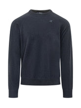 K-WAY - Maglia Fragan Girocollo con Logo - Blu - LIDIASHOPPING® - Official Website