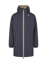 K-WAY - Jacob Parka with Front Zip - Blue - LIDIASHOPPING® - Official Website