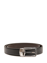 MONTBLANC - Belt with Rectangular Buckle - Black - LIDIASHOPPING® - Official Website