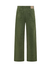 DROLE DE MONSIEUR - Wide Leg Carpenter Trousers - Green - LIDIASHOPPING® - Official Website