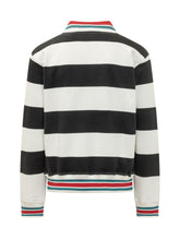 DROLE DE MONSIEUR - Polo a Righe con Colletto a Contrasto - Bianco - LIDIASHOPPING® - Official Website