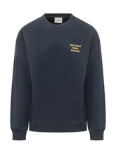 DROLE DE MONSIEUR - Felpa Girocollo con Slogan - Blu - LIDIASHOPPING® - Official Website