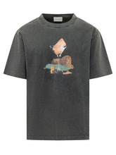 DROLE DE MONSIEUR - T-shirt with Lion Graphic - Black - LIDIASHOPPING® - Official Website