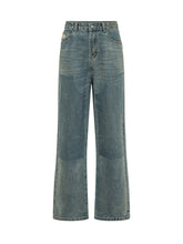 FOUND - Carpenter Jeans with Distressed Details - Blue - LIDIASHOPPING® - Official Website