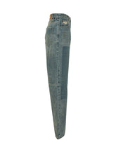 FOUND - Carpenter Jeans with Distressed Details - Blue - LIDIASHOPPING® - Official Website
