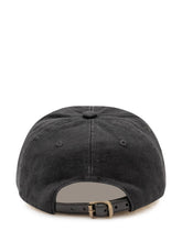 FOUND - Vintage Club Cap with Front Embroidery - Black - LIDIASHOPPING® - Official Website