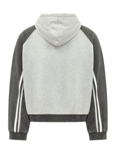 FOUND - Felpa Racer con Cappuccio - Grigio - LIDIASHOPPING® - Official Website