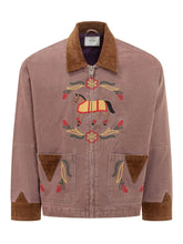FOUND - Horse Work Jacket with Embroidery - Red - LIDIASHOPPING® - Official Website