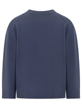 FOUND - Wildlife Sweater with Embroidery - Blue - LIDIASHOPPING® - Official Website