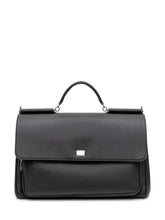 DOLCE & GABBANA - Borsa Odissea Strutturata con Manico - Nero - LIDIASHOPPING® - Official Website
