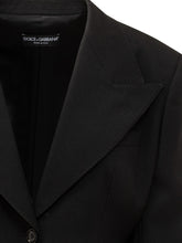 DOLCE & GABBANA - Tailored Single-Breasted Blazer - Black - LIDIASHOPPING® - Official Website