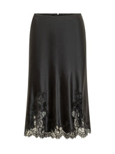 DOLCE & GABBANA - Gonna Midi con Inserti in Pizzo - Nero - LIDIASHOPPING® - Official Website