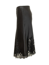 DOLCE & GABBANA - Gonna Midi con Inserti in Pizzo - Nero - LIDIASHOPPING® - Official Website
