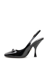 DOLCE & GABBANA - Slingback con Tacco Svasato - Nero - LIDIASHOPPING® - Official Website