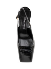 DOLCE & GABBANA - Slingback con Tacco Svasato - Nero - LIDIASHOPPING® - Official Website