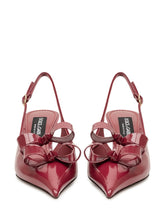 DOLCE & GABBANA - Slingback a Punta con Fiocchi - Rosso - LIDIASHOPPING® - Official Website