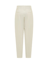 ALBERTA FERRETTI - High Waisted Trousers - White - LIDIASHOPPING® - Official Website