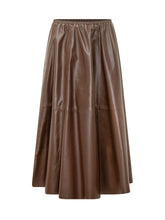 ALBERTA FERRETTI - Gonna Lunga Svasata - Marrone - LIDIASHOPPING® - Official Website