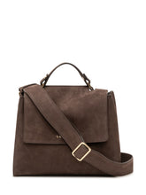 ORCIANI - Sveva Nabucco Flap Bag - Brown - LIDIASHOPPING® - Official Website
