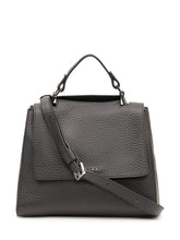 ORCIANI - Sveva Soft Bag with Flap - Black - LIDIASHOPPING® - Official Website
