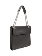 ORCIANI - Borsa Venus Soft con Manico a Catena - Nero - LIDIASHOPPING® - Official Website