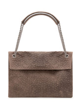 ORCIANI - Borsa a Spalla Venus con Patta e Catene - Marrone - LIDIASHOPPING® - Official Website