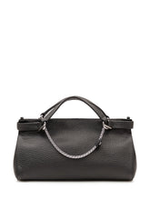 ORCIANI - Borsa Virgo S Soft con Catena - Nero - LIDIASHOPPING® - Official Website