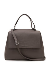 ORCIANI - Borsa Sveva Soft con Patta Rettangolare - Marrone - LIDIASHOPPING® - Official Website