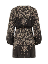 BA&SH - Beona Draped Dress - Black - LIDIASHOPPING® - Official Website
