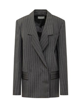 SPORTMAX - Giacca Lepre Gessata - Grigio - LIDIASHOPPING® - Official Website