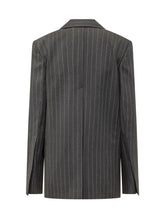 SPORTMAX - Giacca Lepre Gessata - Grigio - LIDIASHOPPING® - Official Website