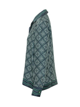 CASABLANCA - Pyjama Shirt with Geometric Motif - Green - LIDIASHOPPING® - Official Website
