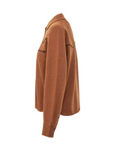 GUEST IN RESIDENCE - Cropped Western Shirt with Piping - Brown - LIDIASHOPPING® - Official Website