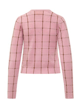 GUEST IN RESIDENCE - Jane Checker Cardigan with Check Pattern - Pink - LIDIASHOPPING® - Official Website