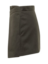 MSGM - Minigonna con Pannelli Asimmetrici - Verde - LIDIASHOPPING® - Official Website