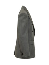 MSGM - Blazer Doppiopetto con Revers a Lancia - Grigio - LIDIASHOPPING® - Official Website