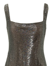 SELF-PORTRAIT - Abito Maxi con Applicazioni Luminose - Argento - LIDIASHOPPING® - Official Website