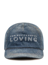 DIESEL - Chitin Cap with Lettering - Blue - LIDIASHOPPING® - Official Website