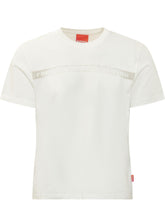 DIESEL - T-shirt with Abstract Motif - White - LIDIASHOPPING® - Official Website