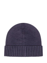 LAUREN RALPH LAUREN - Crest Beanie with Ribbed Turned Cuff - Blue - LIDIASHOPPING® - Official Website