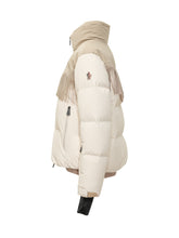 MONCLER GRENOBLE - Piumino Bessin con Frange sul Petto - Bianco - LIDIASHOPPING® - Official Website