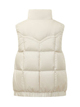 MONCLER GRENOBLE - Gilet Doucy Trapuntato con Collo Alto - Bianco - LIDIASHOPPING® - Official Website