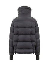 MONCLER GRENOBLE - Arabas Hooded Puffer Jacket with Fur Trim - Blue - LIDIASHOPPING® - Official Website