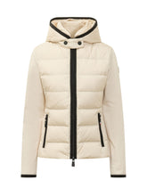 MONCLER GRENOBLE - Giacca Imbottita con Cappuccio - Bianco - LIDIASHOPPING® - Official Website