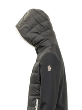 MONCLER GRENOBLE - Giacca Imbottita con Profili a Contrasto - Nero - LIDIASHOPPING® - Official Website