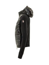 MONCLER GRENOBLE - Giacca Imbottita con Pannelli Lucidi - Nero - LIDIASHOPPING® - Official Website