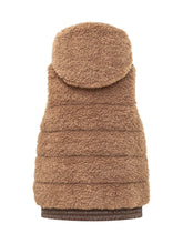MONCLER GRENOBLE - Gilet con Cappuccio e Coulisse - Marrone - LIDIASHOPPING® - Official Website
