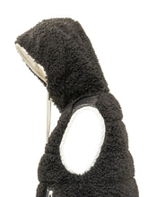 MONCLER GRENOBLE - Gilet con Cappuccio e Dettagli a Contrasto - Nero - LIDIASHOPPING® - Official Website
