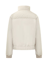 MONCLER GRENOBLE - Giacca Imbottita con Collo Alto - Bianco - LIDIASHOPPING® - Official Website